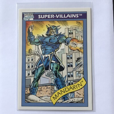 MANDARIN MARVEL COMICS 1990 CARD SUPER-VILLIANS *3C3