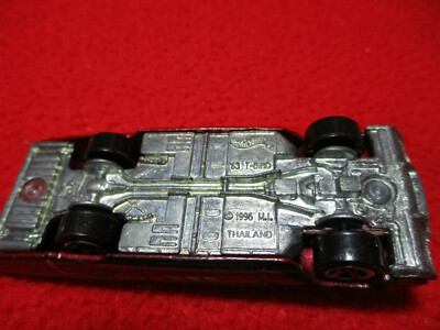 Hot Wheels 1963 Ford Thunderbird Charcoal – 1:64 Scale Die-Cast Collector Car (Mattel #2000-130) - View #3