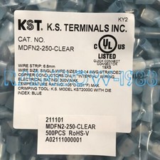 500PC/Pack FOR KST terminal MDFN2-250 fully insulated sheath connector
