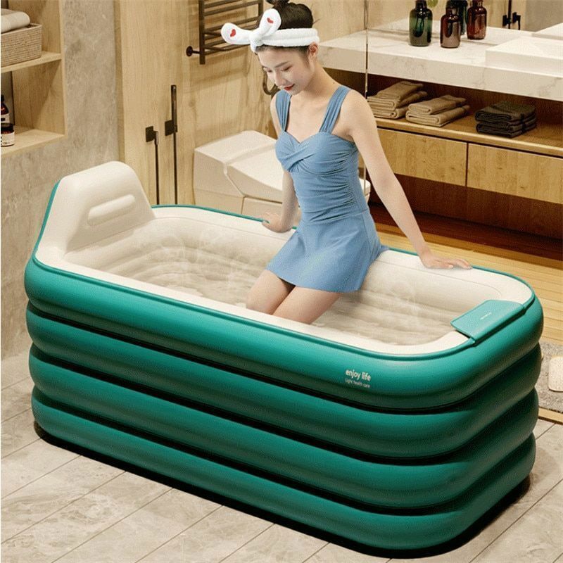 Inflatable Bathtub Adult Folding Bathtub For Apartment Portable Outdoor ...