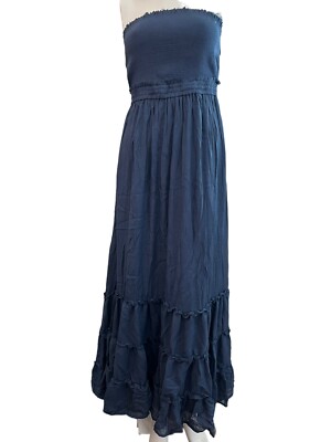 chinese dress ladies Marisol Maxi Dress Navy / M main image 1