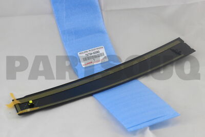 7575602060 Genuine Toyota MOULDING, FRONT DOOR WINDOW FRAME, REAR 