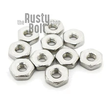#2-56 Hex Nuts, A2 304 18-8, Stainless Steel