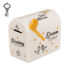 Spardose Just Married Briefkasten Dream Team Hochzeit Geschenk Brautpaar Wedding