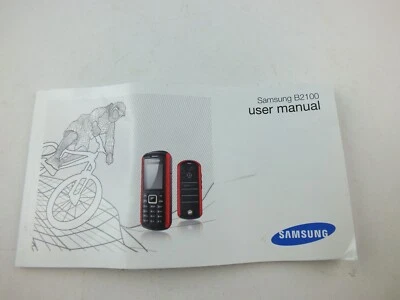 Original Samsung SGH B2100 ENGLISH User Guide Manual mobile phone Instructions - Bild 1 von 4