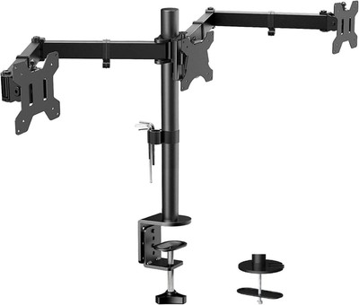 Monitor Halterung für 3 Monitore 13-27 Zoll 10 kg pro Arm VESA 75 100 mm