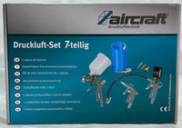 Aircraft Druckluft-Set 7-Teilig - 2102007 ReifenfüLler Lackierpistole Schlauch