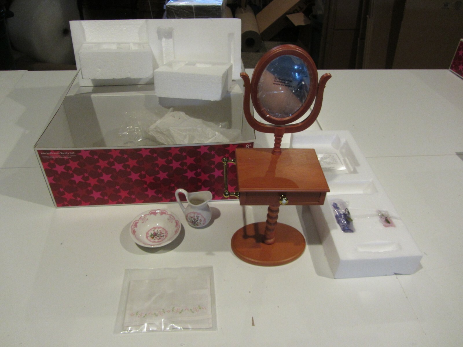 american girl doll vanity set