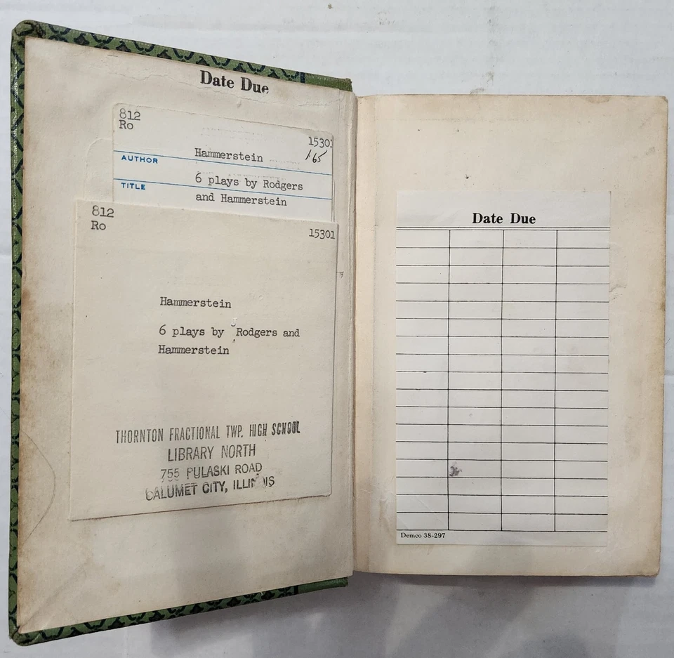 Vintage 6 Plays by Richard Rodgers and Oscar Hammerstein II ~ Hardcover ~ 1959 - Image 4 of 4