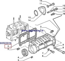 60503916=60515502 Guarnizione Castelletto Alfa 33 Alfa Sud 1300-1500-1700 Or
