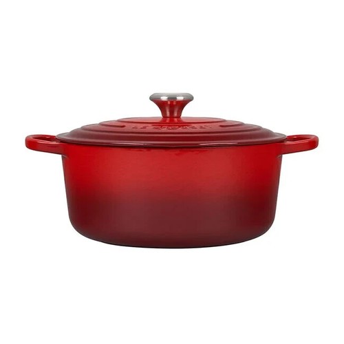 Le Creuset Signature Gusseisen 7,25 Quart runder Dutch Oven - Cerise - Bild 5 von 5