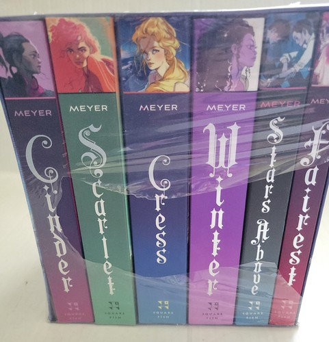 The Lunar Chronicles Boxed Set complete 6 books: Cinder, Scarlet,Cress, Winter..
