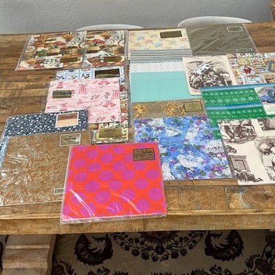 Hallmark All Occasion Fashion Gift Wrapping Paper Pack Lot Different Styles