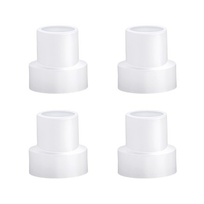 PEUTIER 4pcs Shower Door Nylon Pivot Bushing, Medium, White 