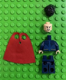 Lego Superman Minifigure sh219 76044 76087 DC Super Heroes Lot Rare Retired