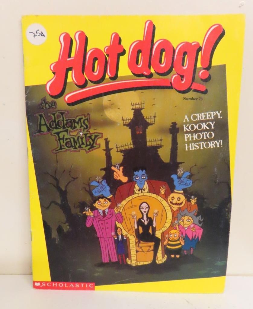 Hot Dog! Magazine Number 73 (1993) The Addams Family Cover (Vintage Scholastic)