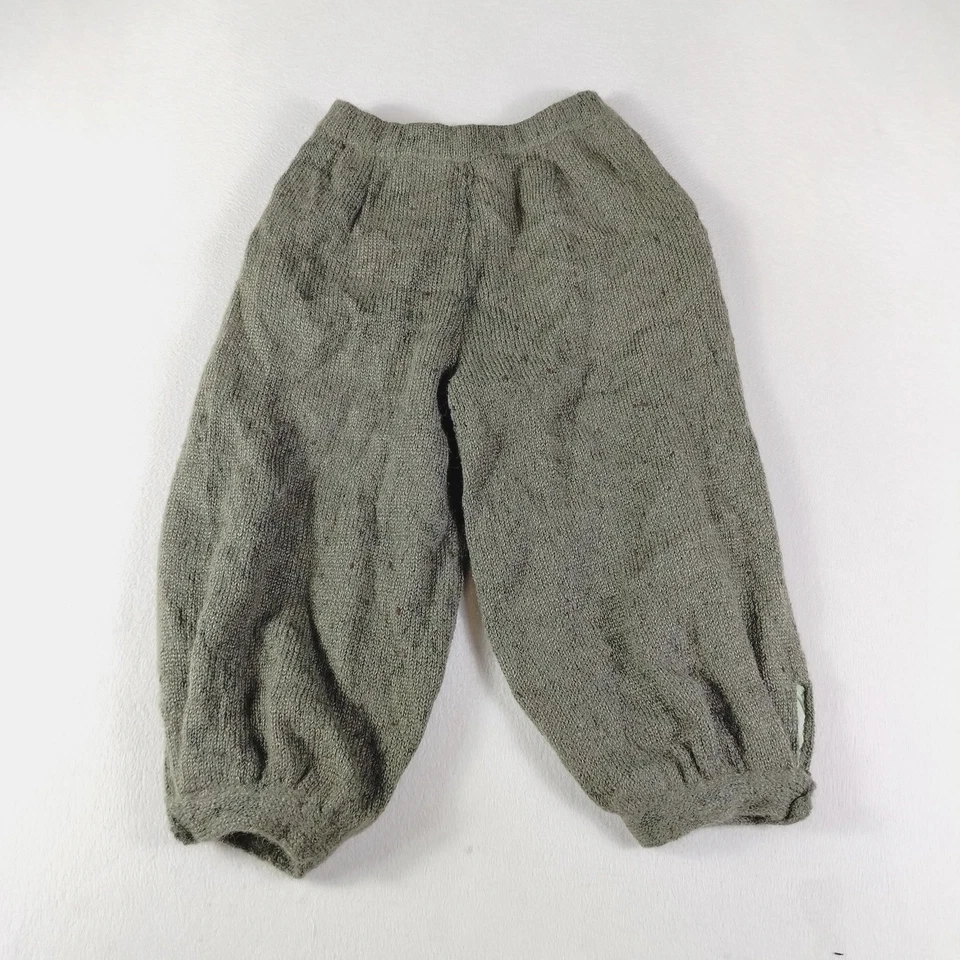 Bergdorf Goodman Pants Womens Medium Wool Silk Knit Jogger Lined Made Italy - Image 2 of 4