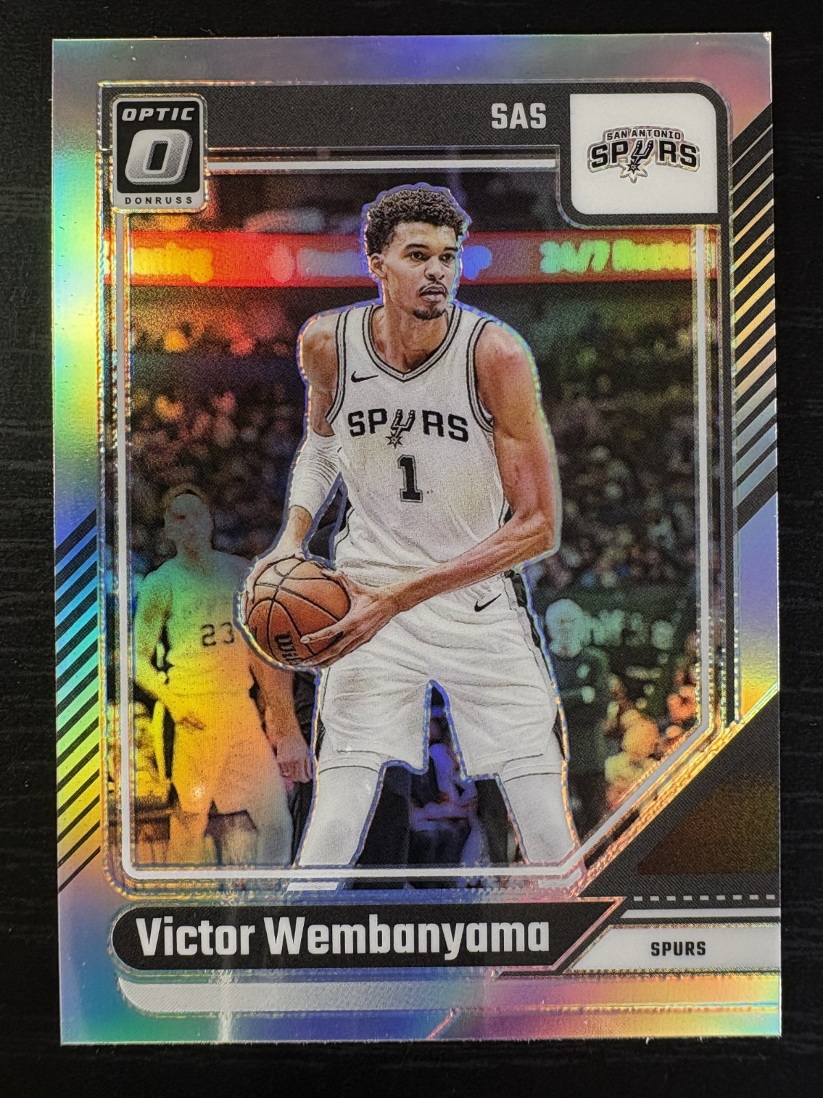 2024 Panini Donruss Optic Victor Wembanyama #45 Silver Holo Spurs