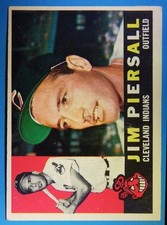 1960 Topps Jim Piersall #159 Cleveland Guardians PR