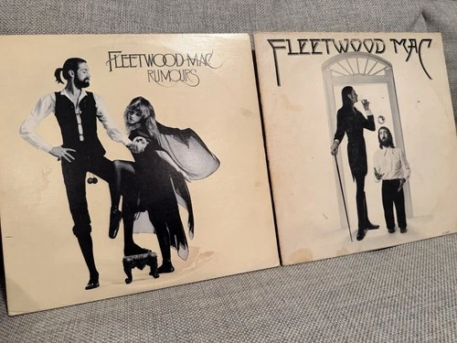 Fleetwood Mac Rumours & Self Titled Vinyl LP Record Lot - Read Description!
