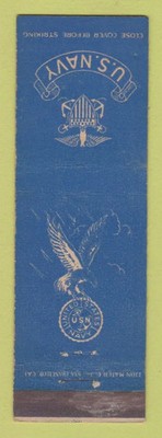 Matchbook Cover - US Navy Eagle WEAR