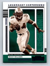 2021 Panini Contenders Ricky Williams Sapphire Legendary Contenders LGD-RWI