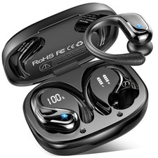 Wireless Earbuds, Sport Bluetooth 5.4 Headphones 2026 New Bluetooth Earbuds w...