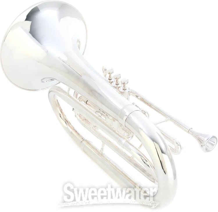 Cuerno de barítono de marcha King KMB611S - plateado Foto 4 de 4
