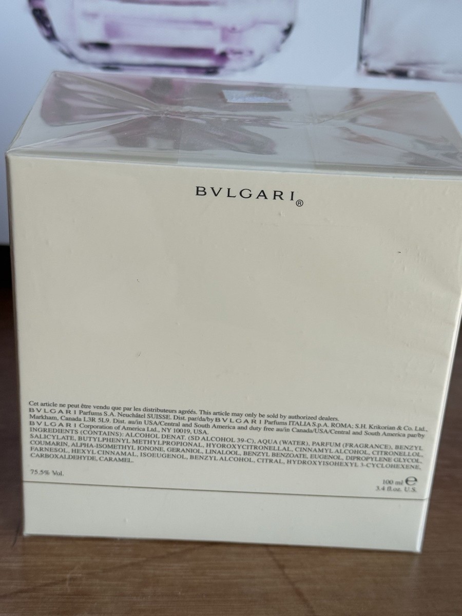 Bvlgari Pour Femme Eau de Toilette Spray 3.4 Oz for sale online | eBay