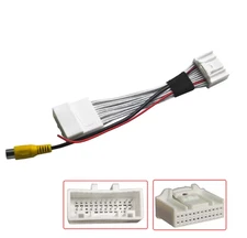 Car Rear Camera Reversing RCA Video Convert Cable For Renault C24 Monitor