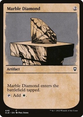 4 x Marble Diamond (446/1080) Commander Legends Battle for Baldur's Gate NM