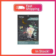 Brea Reese: Scratch Art Kit - Mythical Animals - 6 Designs, Metallic Guided Art,