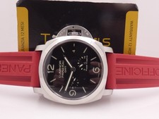 PANERAI LUMINOR 1950 3 DAYS GMT POWER RESERVE PAM00321 BOX&PAPERS AUTOMATICO