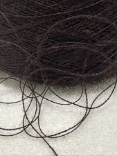 NICE Spool Cone Peruvian LACE SOFT Alpaca Yarn Mix 2lb 3oz 998gr 472 Brown Mix E