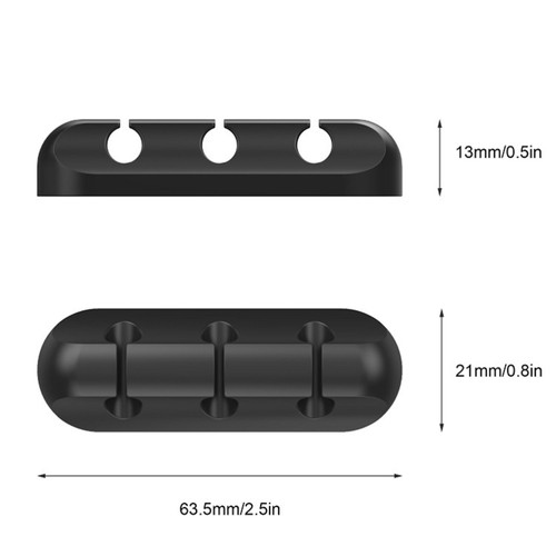 2 Pcs Standwich Data Cable Cord Organizers Wire Management Holders - 第 6/11 張圖片