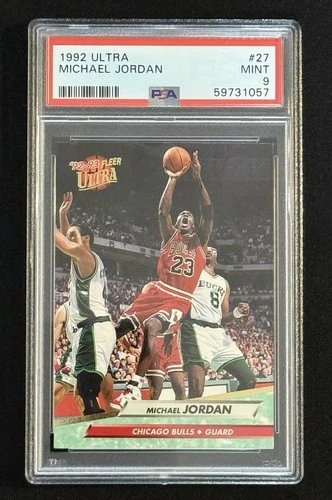 Fleer Ultra 1992-93 Michael Jordan #27 Chicago Bulls PSA 9 Base Set