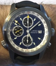 Bremont ALT1 -WT World Timer Chronograph. 43mm. Blue dial. Boxed etc