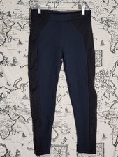 Zara Basic Women  s Size Large Black Legging Side Panel Stretch Pants