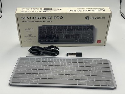 Keychron B1 Pro Wireless Scissor Keyboard - Space Gray