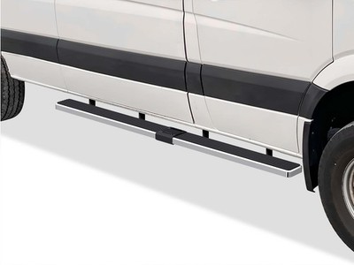 APS Stainless Steel 5in Running Boards Fit 10-26 Dodge Mercedes-Benz Sprinter