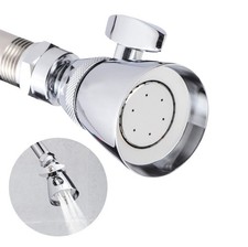 SUPPLYGIANT Shower Head With Adjustable Spray Settings, Chrome Finish