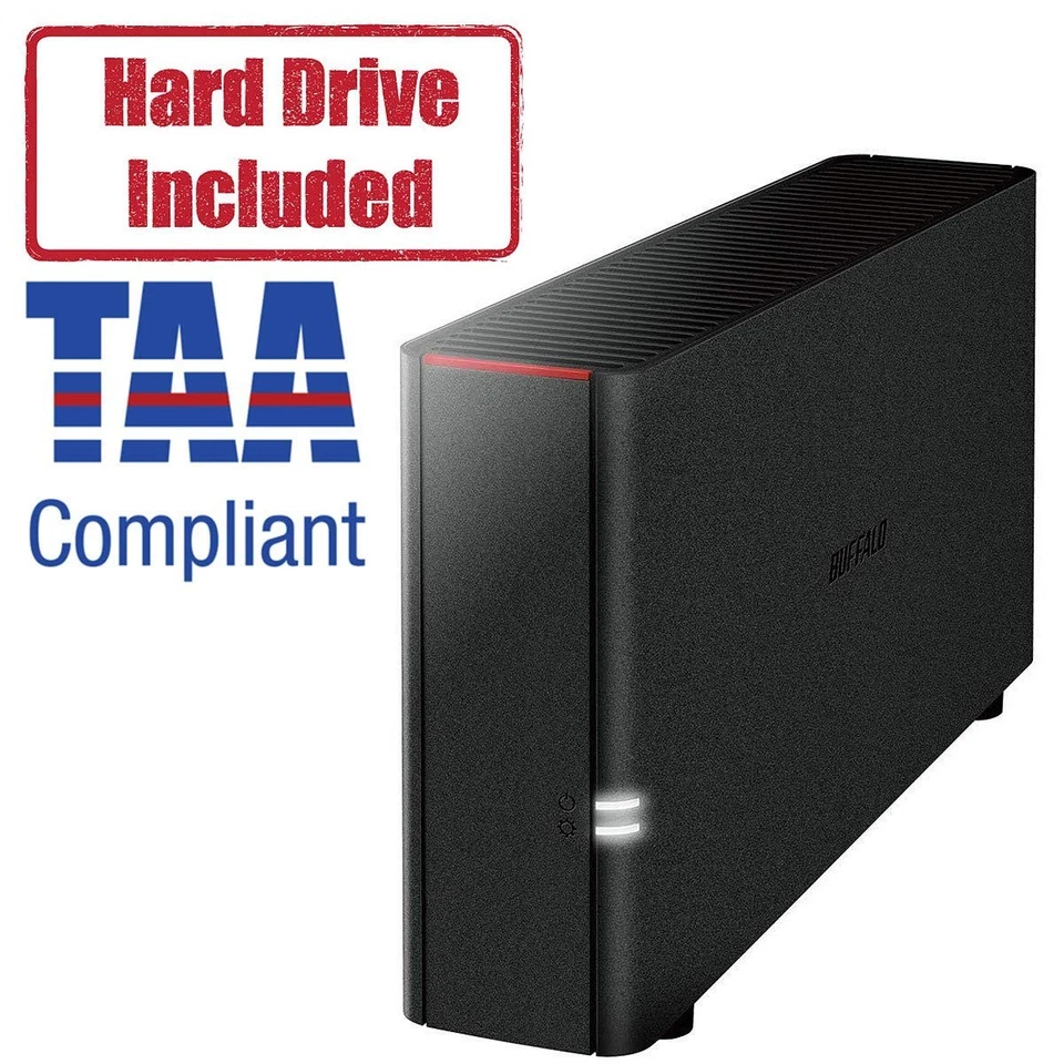 LinkStation 210 4TB 1-Bay NAS Network Attached Storage with HDD Hard Drives I... - Image 3 of 4