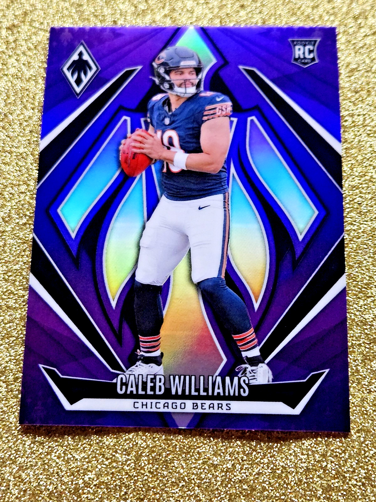 2024 Panini Phoenix Purple Prizm RC Caleb Williams Rookie Holo #151 MINT 💜💜