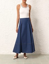 Zimmermann Matchmaker Denim Skirt Size 3