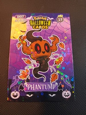 Pokemon 2025 DKV Collectoons Set Halloween Phantump 17 Circle Holo Peru 