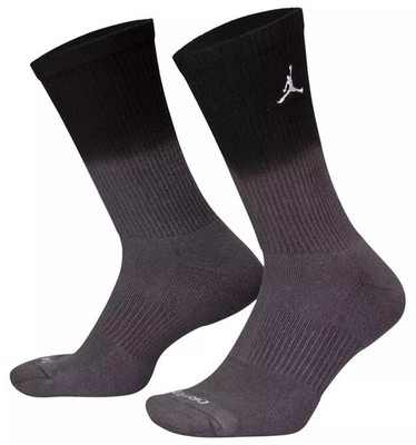 Nike Jordan Jumpman Everyday Plus Crew Socks 1 Pair Black Sz XL 12-15 HJ2446-010