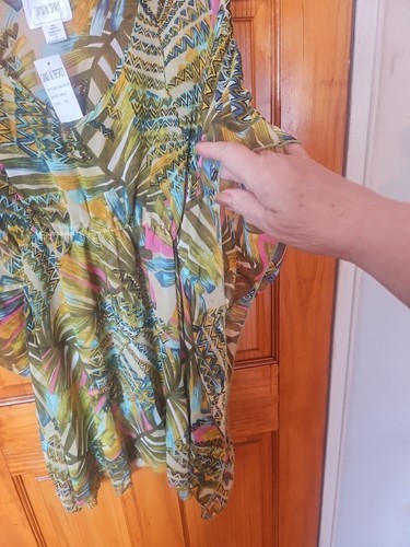 Sand & Spirit Women’s Sundress Swimsuit Cover Size 1X NWT - Bild 2 von 15