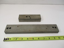 2 Pcs STAINLESS STEEL Flat Stock 3/4" x 1-3/4 x 10" 1" x 1-1/2 x 5" in VGC