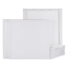 8 Pcs Stretched Canvas, 12x12" Artist Boards 4/5" Profile Cotton Panels,White
