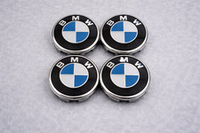 4x Nabendeckel/Nabenkappen für BMW blau/weiss 56mm 36136850834 Radkappe Felgen